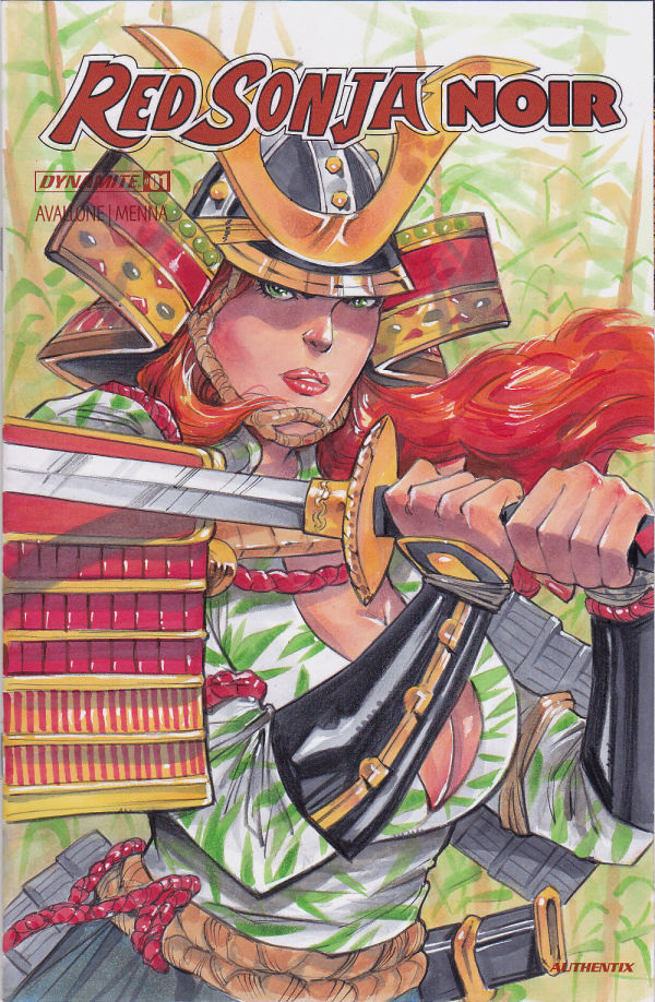 Image for Red Sonja Noir Samurai Sketch Cover