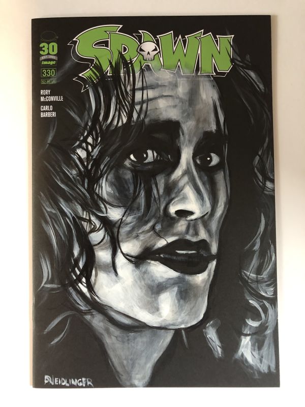 Image for Brandon Lee The Crow on Spawn Sketch Cover