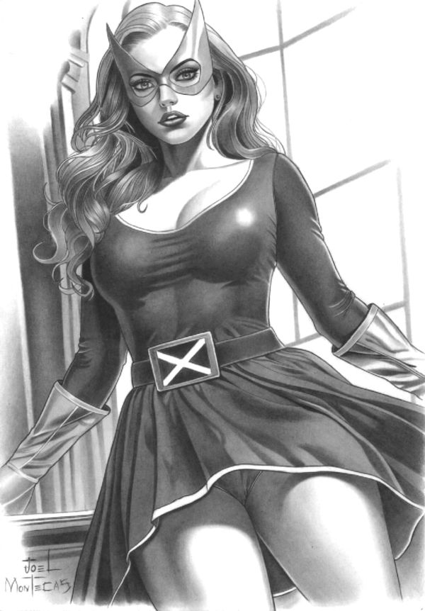 Image for Jean Grey as Marvel Girl (Original Graphite Drawing, 2025)