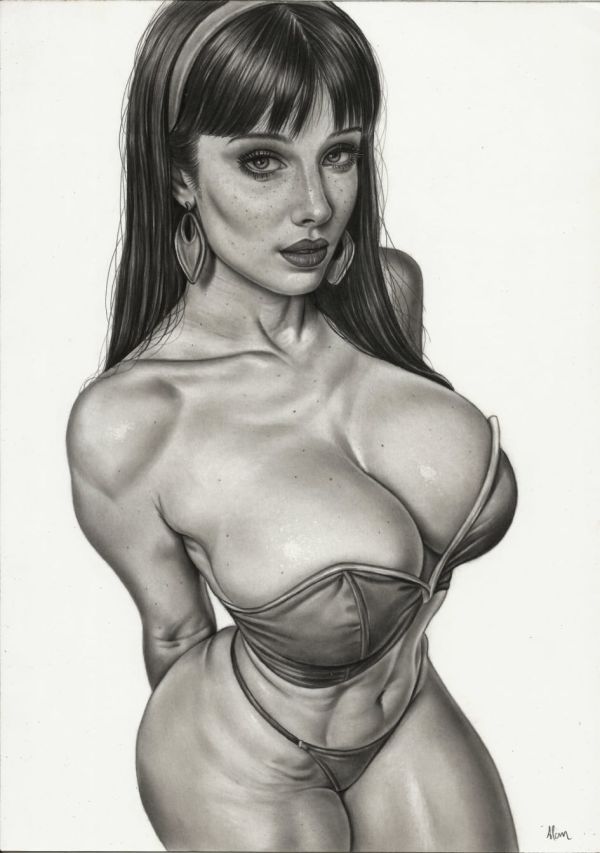 Image for Vampirella Pencil Illustration