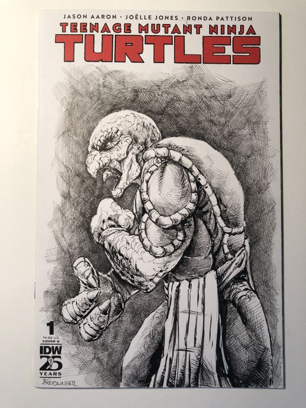 Image for TMNT Sketch Cover After Michael Zulli