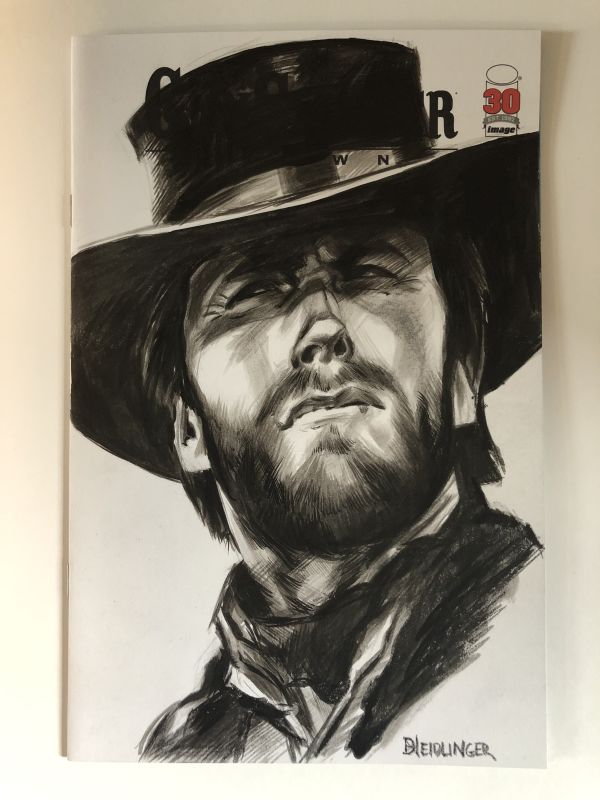 Image for Clint Eastwood Gunslinger Sketch Cover