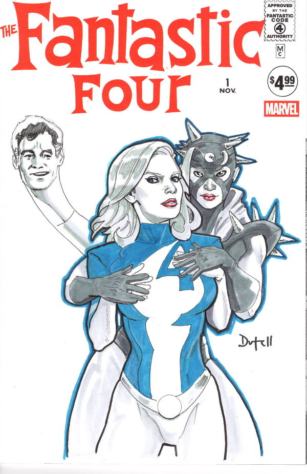 Image for Fantastic Four Invisible Woman and Malice Sketch Cover