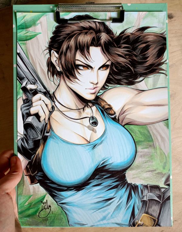 Image for Day 12. Lara Croft by Lictoria 