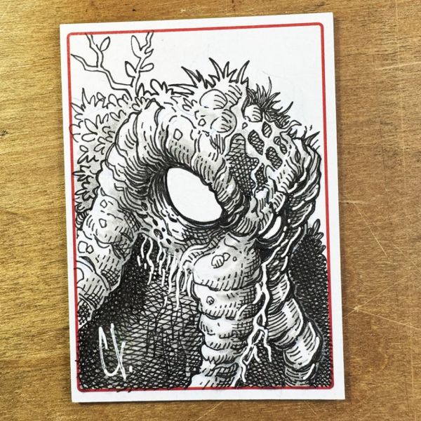Image for Man Thing Ink Sketch Card