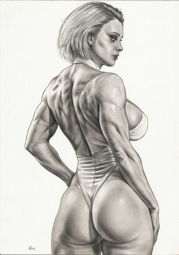 Image for Power Girl 9x12 Art