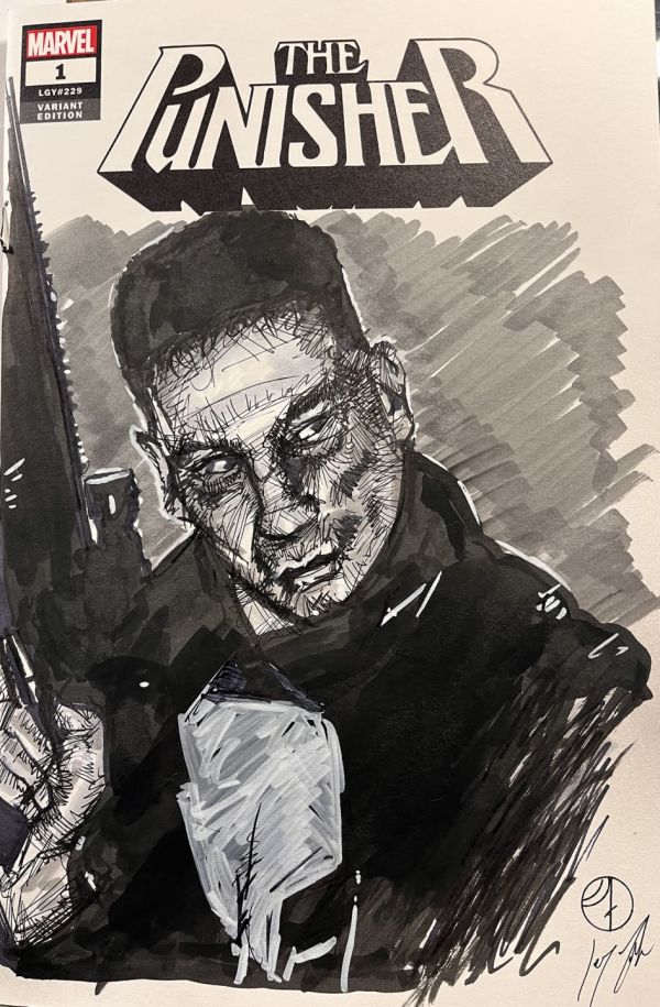 Image for The Punisher Sketch Cover