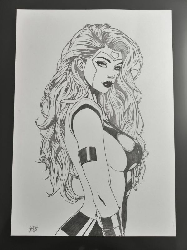 Image for Jean Grey - Original Art 11x17 240g
