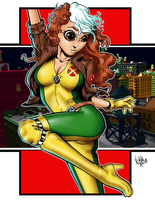 Image for Rogue X-Men Pin Up Art