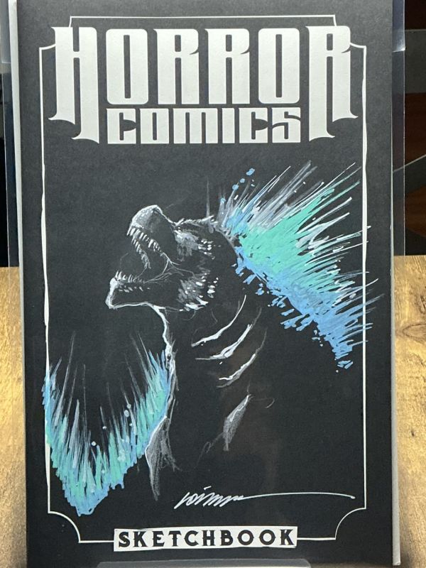 Image for Godzilla Horror Comics Sketch Cover by Gorkem Demir 