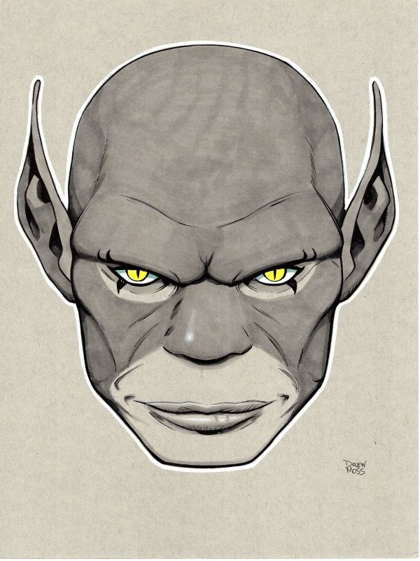 Image for THUNDERCATS PANTHRO ORIGINAL ART SIGNED DREW MOSS