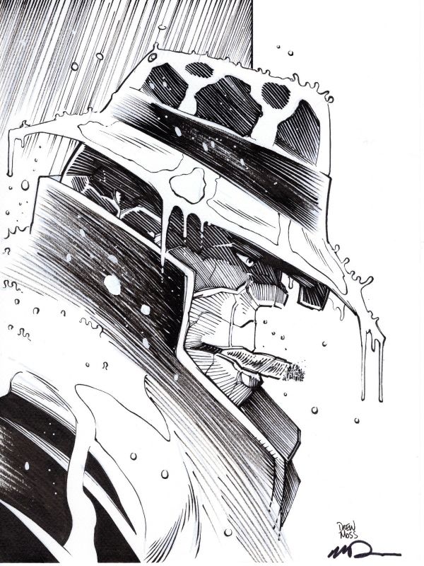 Image for THING ORIGINAL INKED ART SIGNED DREW MOSS & MARC DEERING