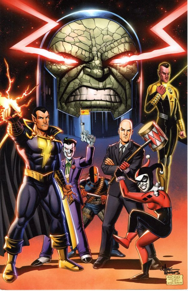 Image for BRING ON THE BAD GUYS DC VARIANT TRIBUTE COLOR PRINT SIGNED MARK MORALES