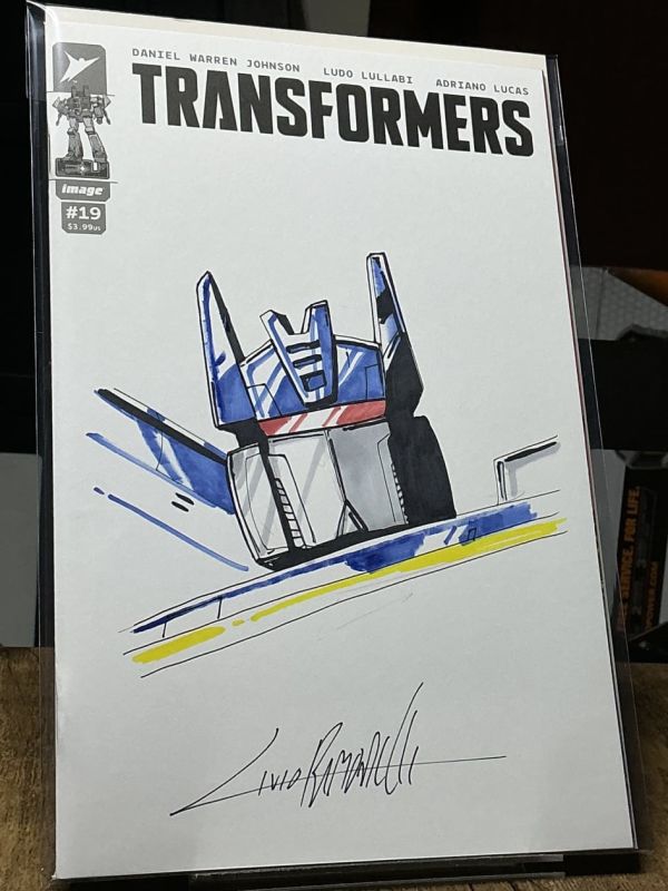 Image for Transformers Sketch Cover by Livio Ramondelli