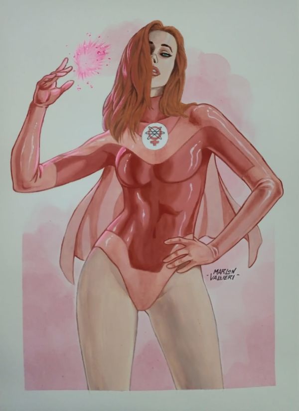 Image for Atomic Eve Original Art by Marlon Valleri