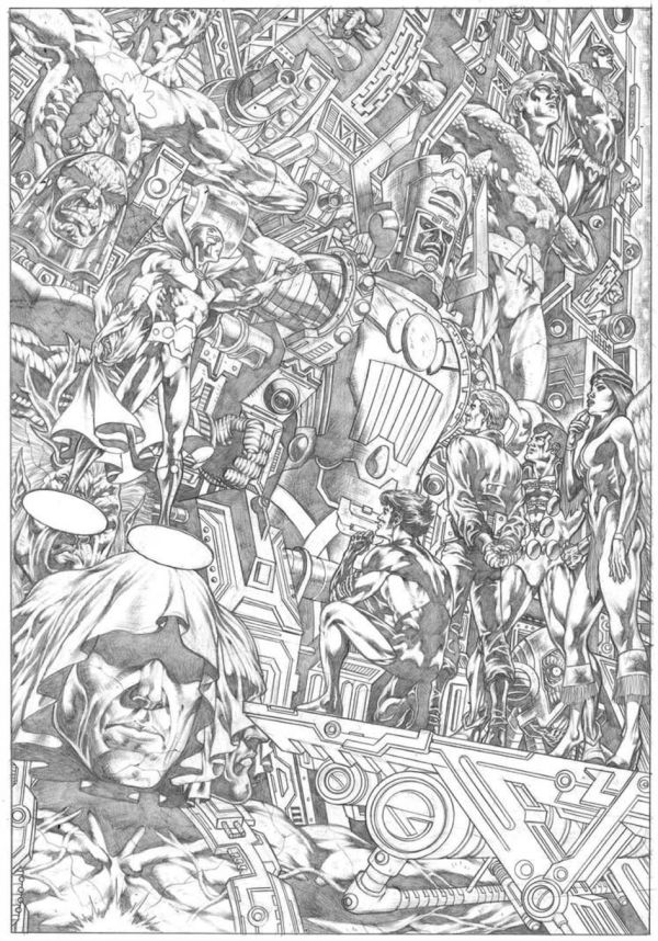 Image for The Legion at the Source Wall (with Mister Miracle) by Allan Goldman