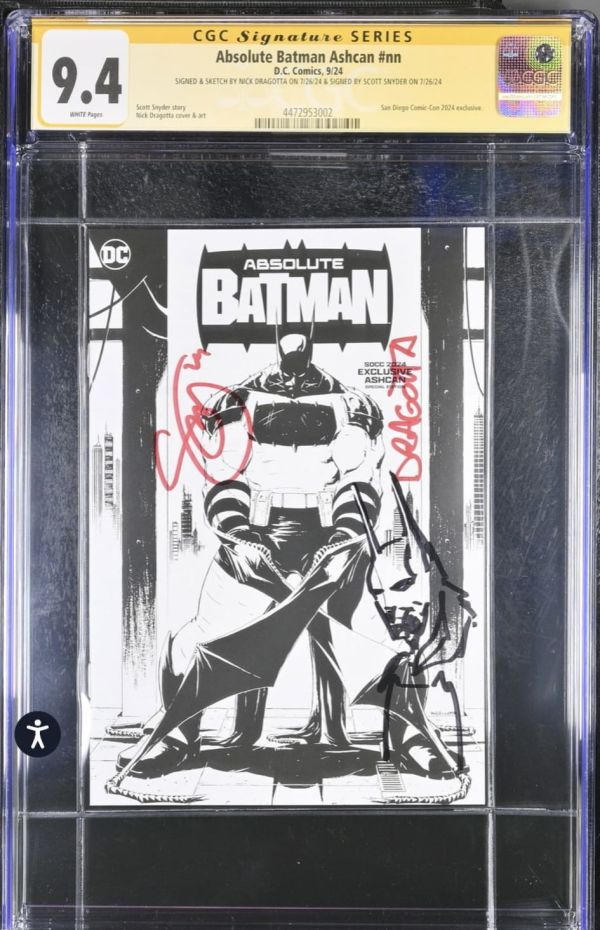 Image for Absolute Batman Remark from Dragotta CGC