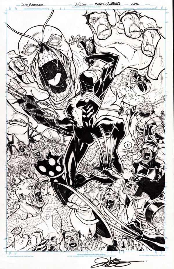 Image for Marvel Zombies Cover - Black Suit Spider-Man