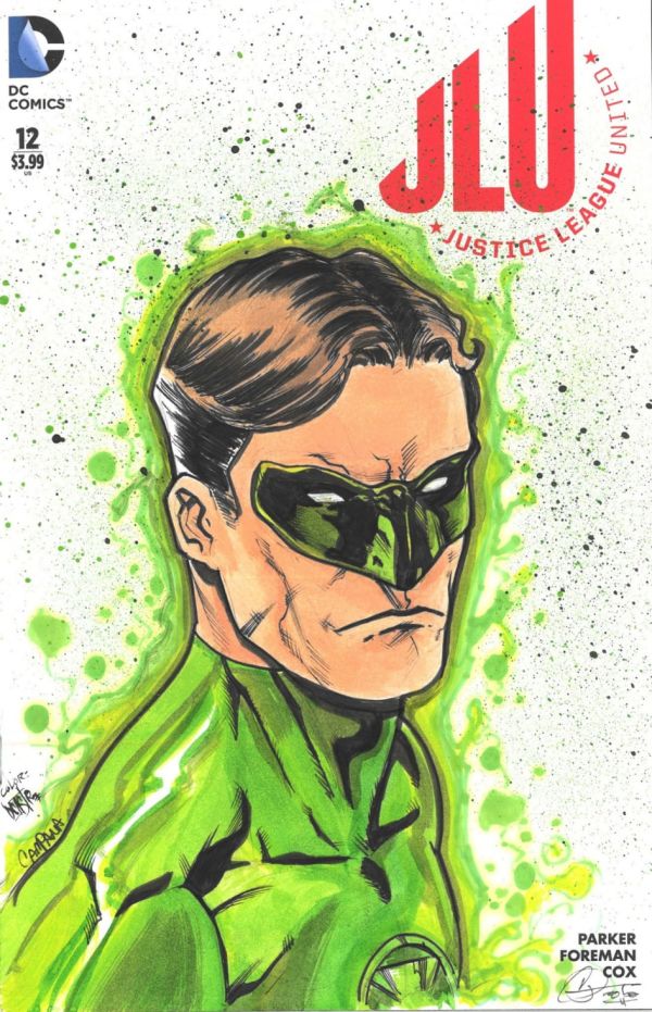 Image for Hal Jordan Green Lantern sketch cover art by Chris Campana  colors by Dave Castr