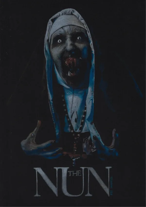 Image for The Nun Horror Illustration