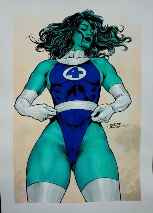 Image for She-Hulk Fantastic Four Illustration