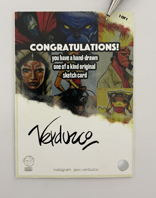 Image for Batman Sketch Card Signed