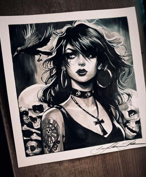 Image for Death by Guilherme Silva  - 11" x 11,5"