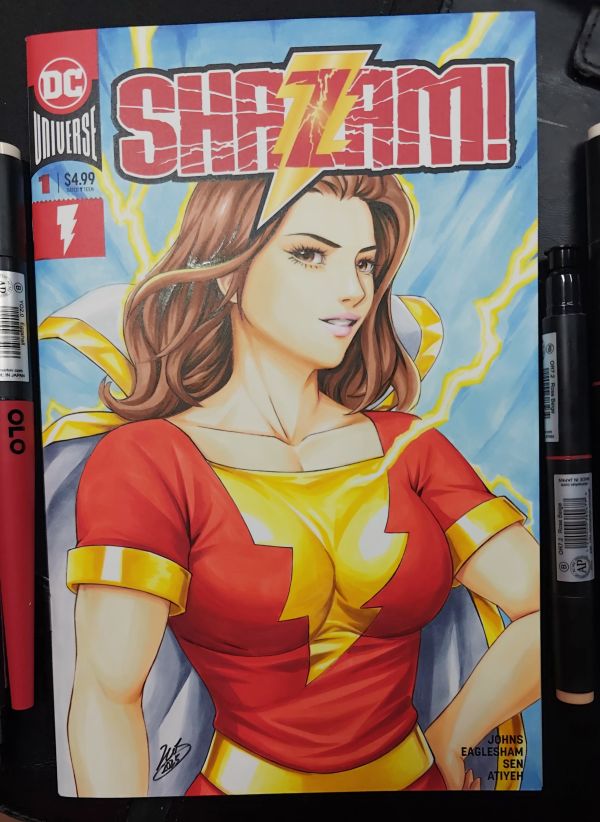 Image for Arttrober 2025 Day 29 Mary Marvel