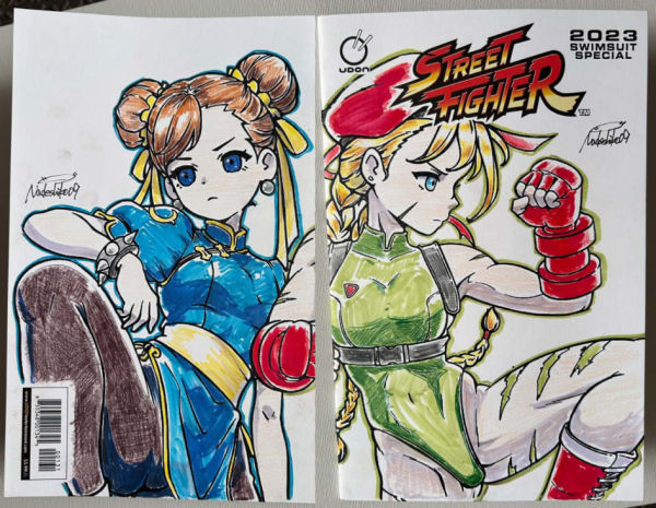 Image for Chun-li & Cammy by Nadeshiko