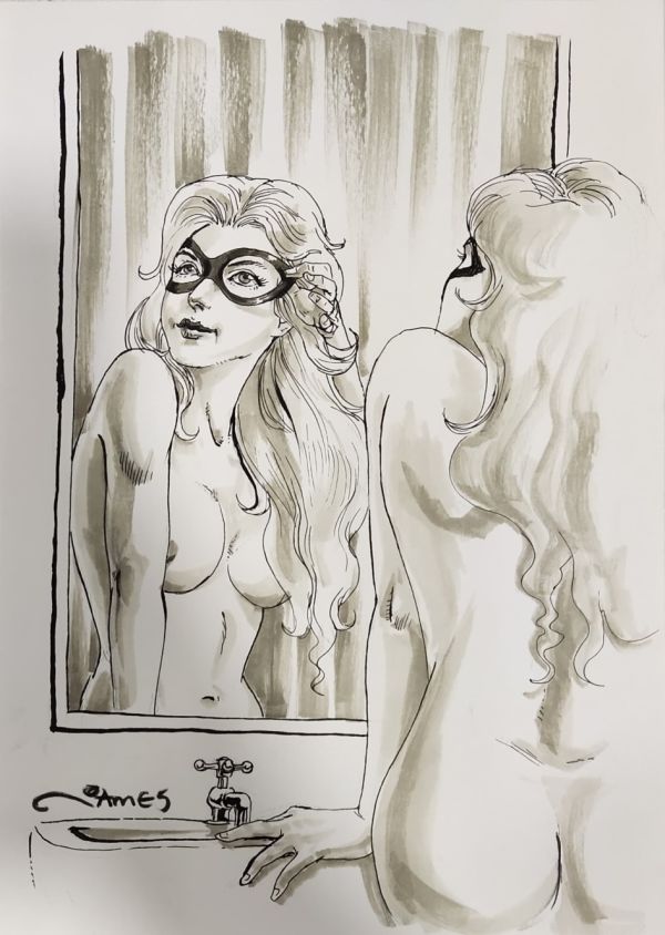 Image for Black Cat in the Bath by James Leong