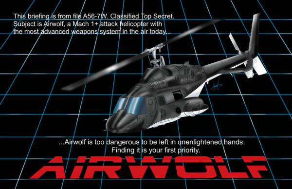 Image for Airwolf Digital Illustration