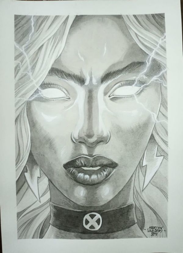 Image for Storm Original Art Portrait