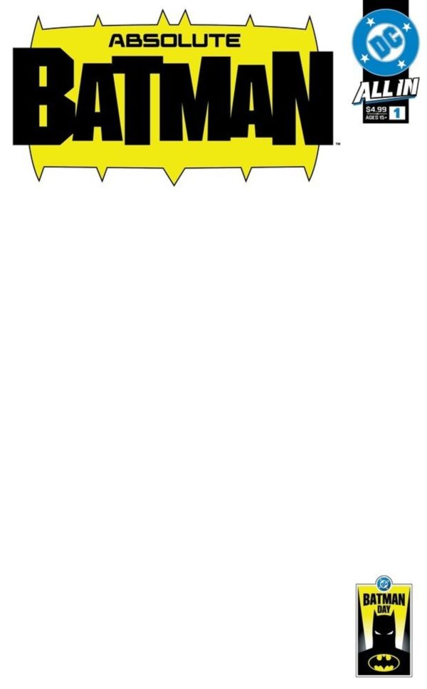 Image for YOU tell ME! Absolute Batman All In 1 Sketch Cover