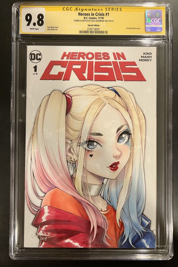 Image for Heroes in Crisis #1 Harley Quinn Partial Sketch Cover