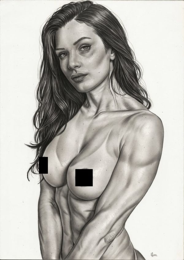 Image for Wonder Woman Portrait Sketch