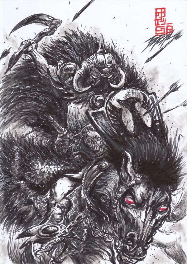 Image for Death Dealer. Born from chaos, bound by fury / Bazal. 8,3x11,7 in. 