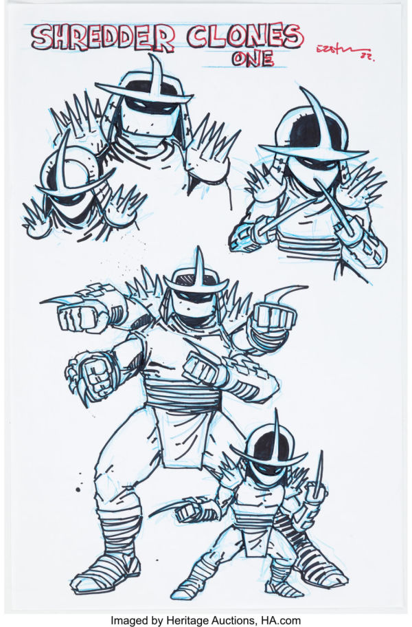 Image for Shredder Clones One Character Sheet