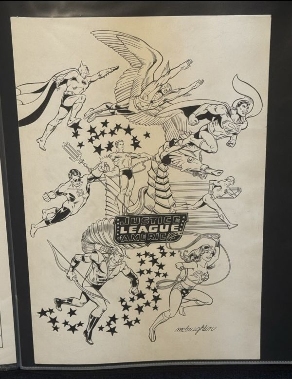 Image for Justice League of America, 1980’s Styleguide Commission by Frank McLaughlin