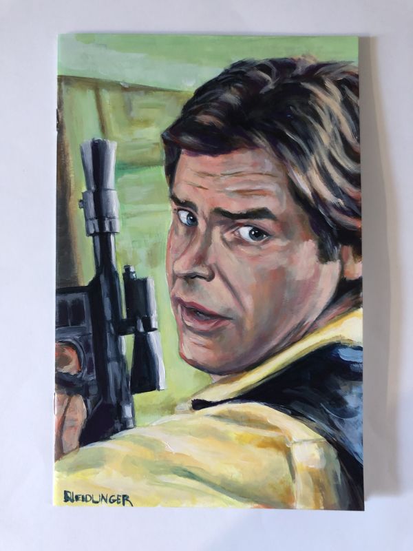 Image for Han Solo Acrylic Sketch Cover