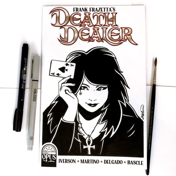 Image for Frank Frazetta's Death Dealer #1C Sketch Cover 1:5 Variant