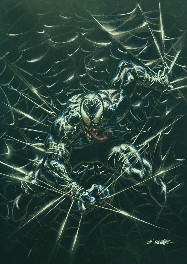 Image for Venom Black paper 11x17 by Manu Silva 