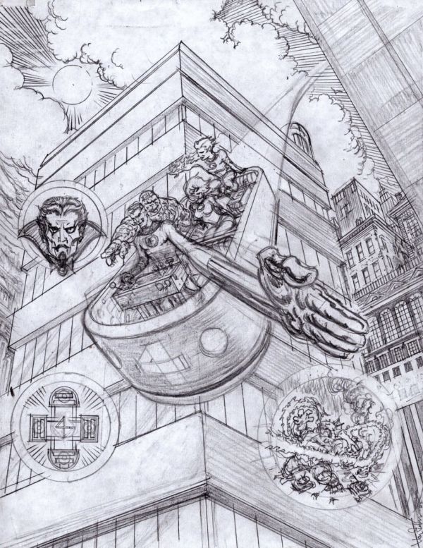 Image for Fantastic Four Preliminary Sketch 3