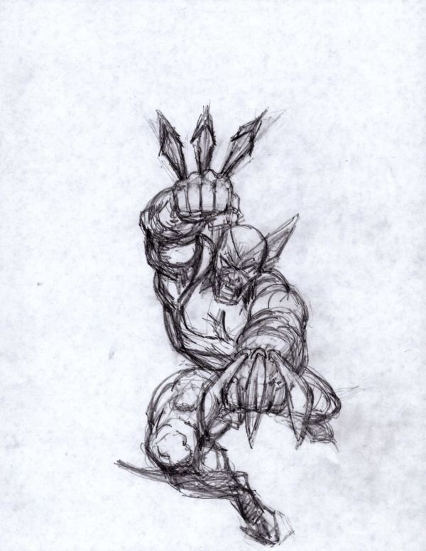Image for WOLVERINE character sketch