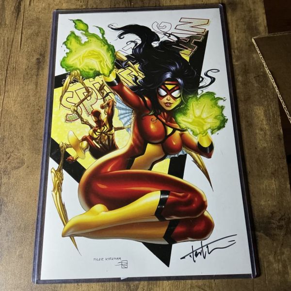 Image for 11x17 Spider-Woman Print Signed by Tyler kirkham 