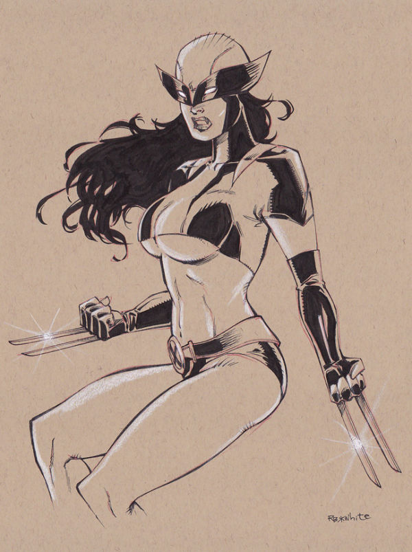 Image for X-23 Sketch 9x12 inches 