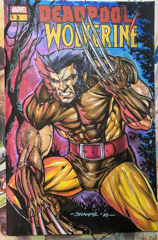 Image for Deadpool and Wolverine Sketch Cover by Kevin Sharpe