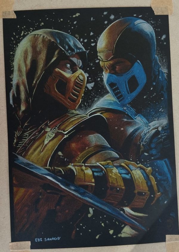 Image for Scorpion vs Sub-Zero Original Art