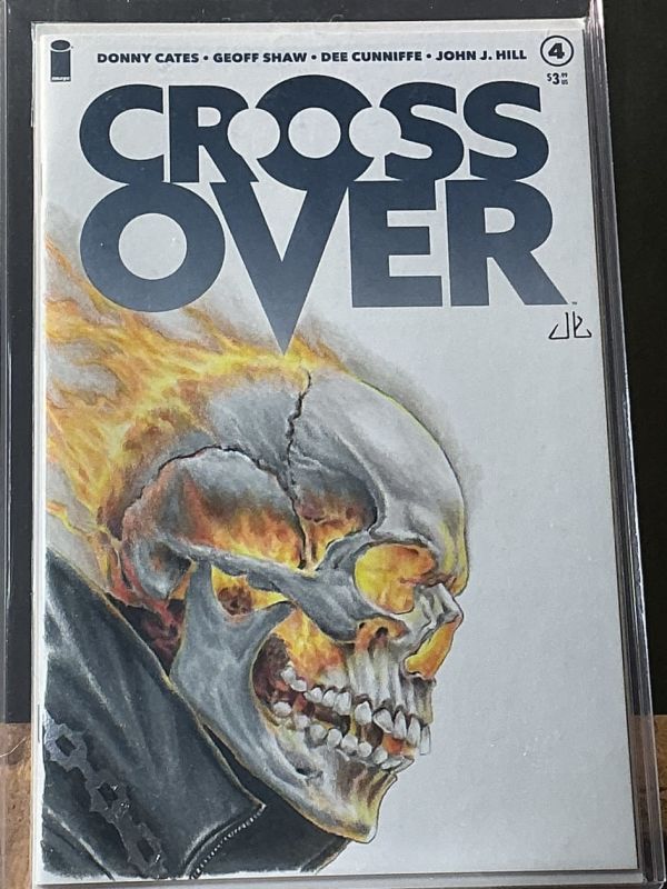 Image for Ghost Rider Sketch Cover on Crossover #4
