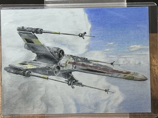 Image for X-Wing Fighter 5x7 Sketch Card