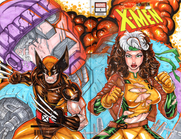 Image for X-Men Rogue and Wolvie by Sly!
